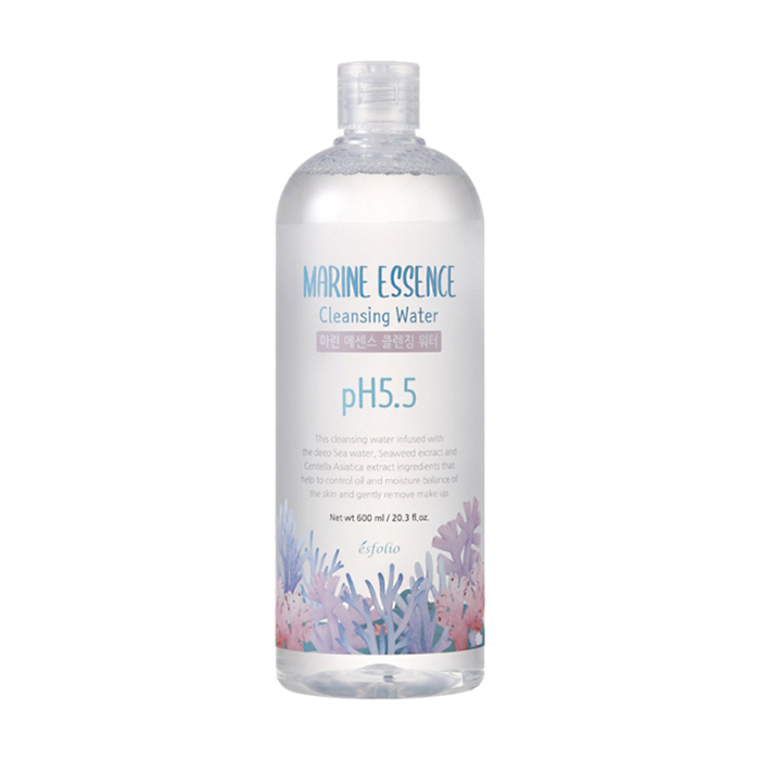 Міцелярна очищувальна вода для обличчя Esfolio Ph 5.5 Marine Essence Cleansing Water, 600 мл
