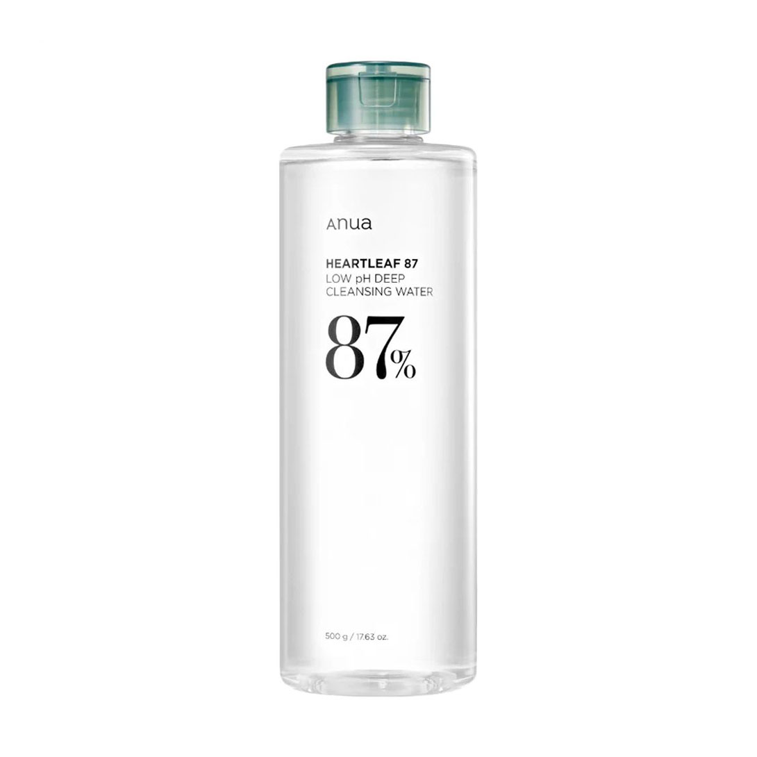 Очищувальна вода для зняття макіяжу Anua Heartleaf 87% Low pH Deep Cleansing Water, 500 г